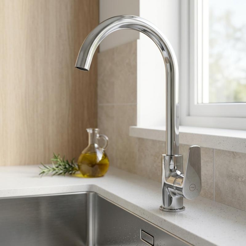 Aquanello Casa Chroom Eenhendel Keukenmengkraan CR-1201-CS